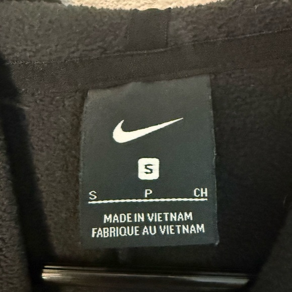 Nike Women's Classic Fleece Black Hoodie Sz- Small - Picture 4 of 4